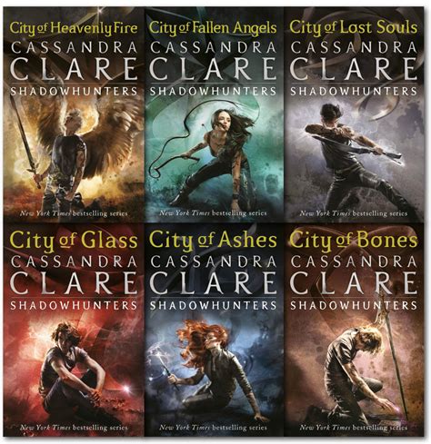 The Mortal Instruments Series in Order by Cassandra Clare.